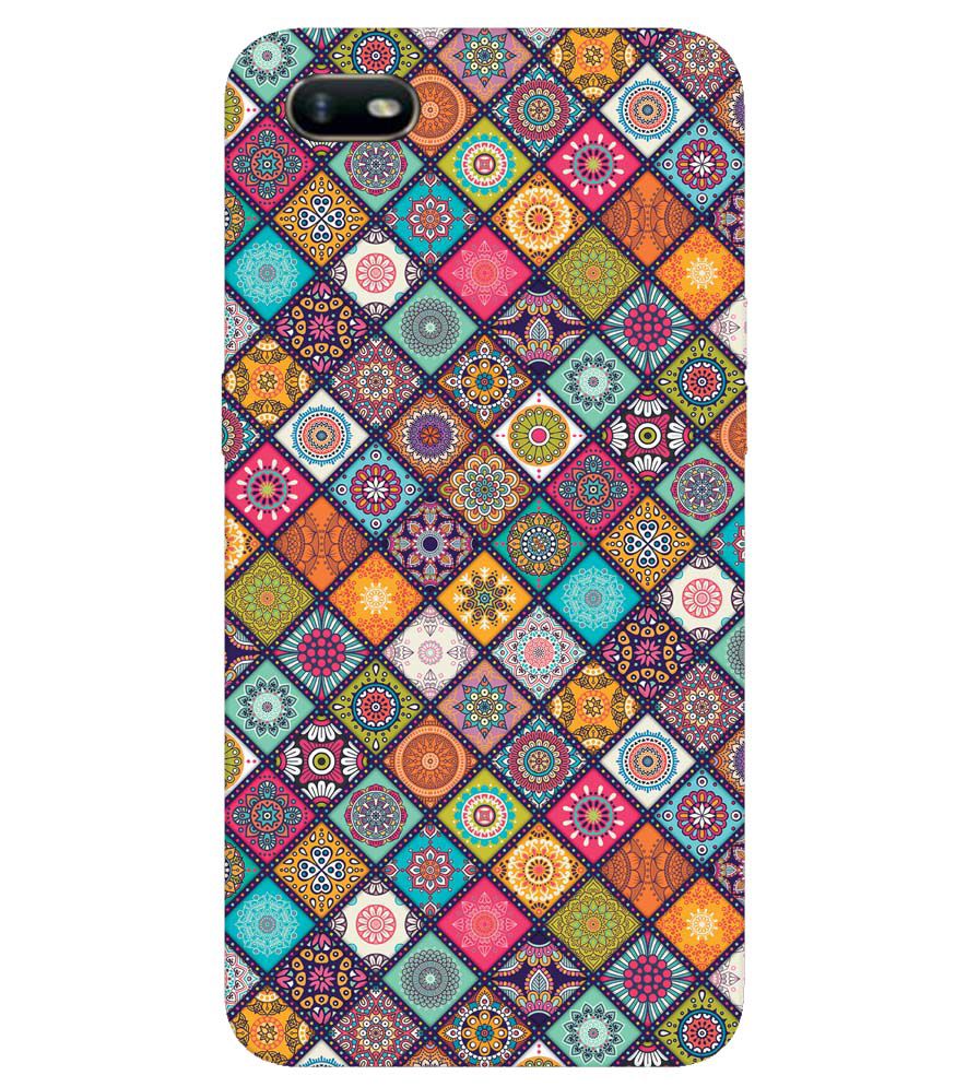 P0197-Beautiful Mandala Pattern Back Cover for Oppo A1k