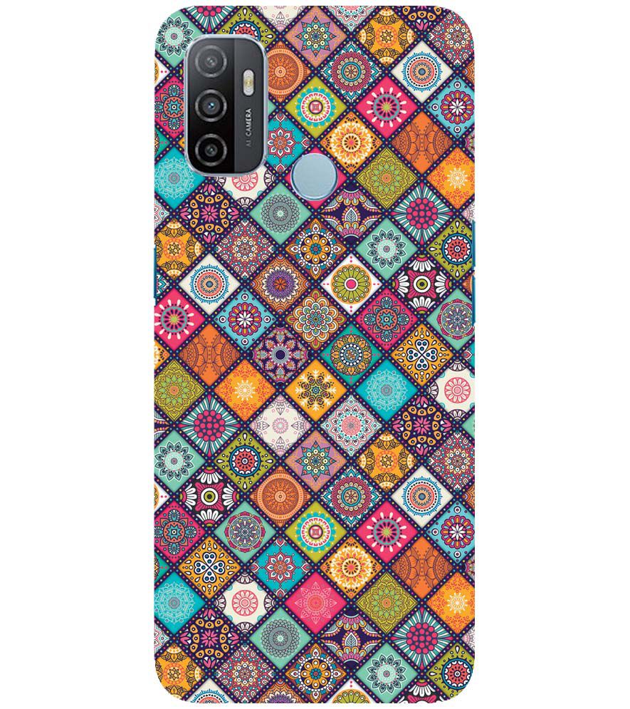 P0197-Beautiful Mandala Pattern Back Cover for Oppo A33