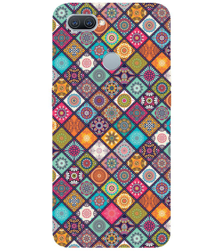 P0197-Beautiful Mandala Pattern Back Cover for Oppo A7