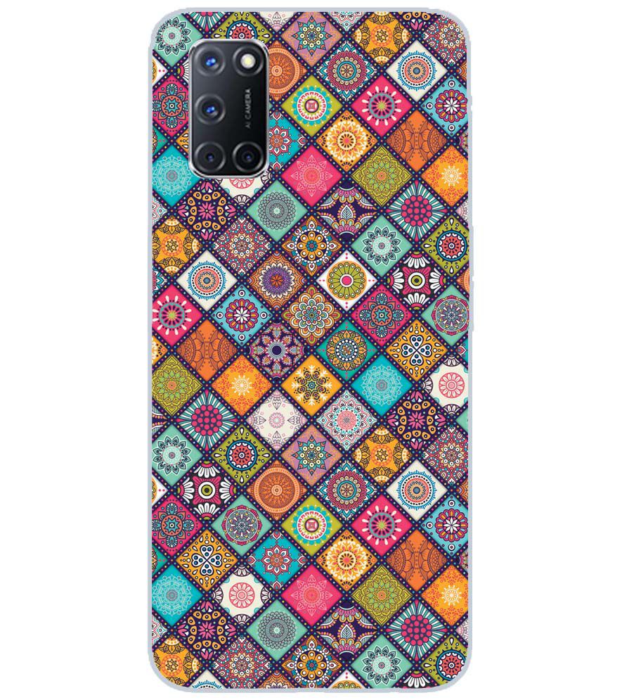 P0197-Beautiful Mandala Pattern Back Cover for Oppo A72