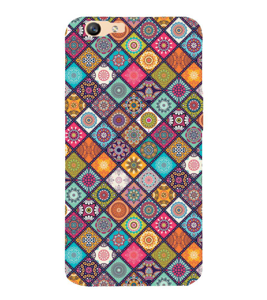 P0197-Beautiful Mandala Pattern Back Cover for Oppo F1s : A59