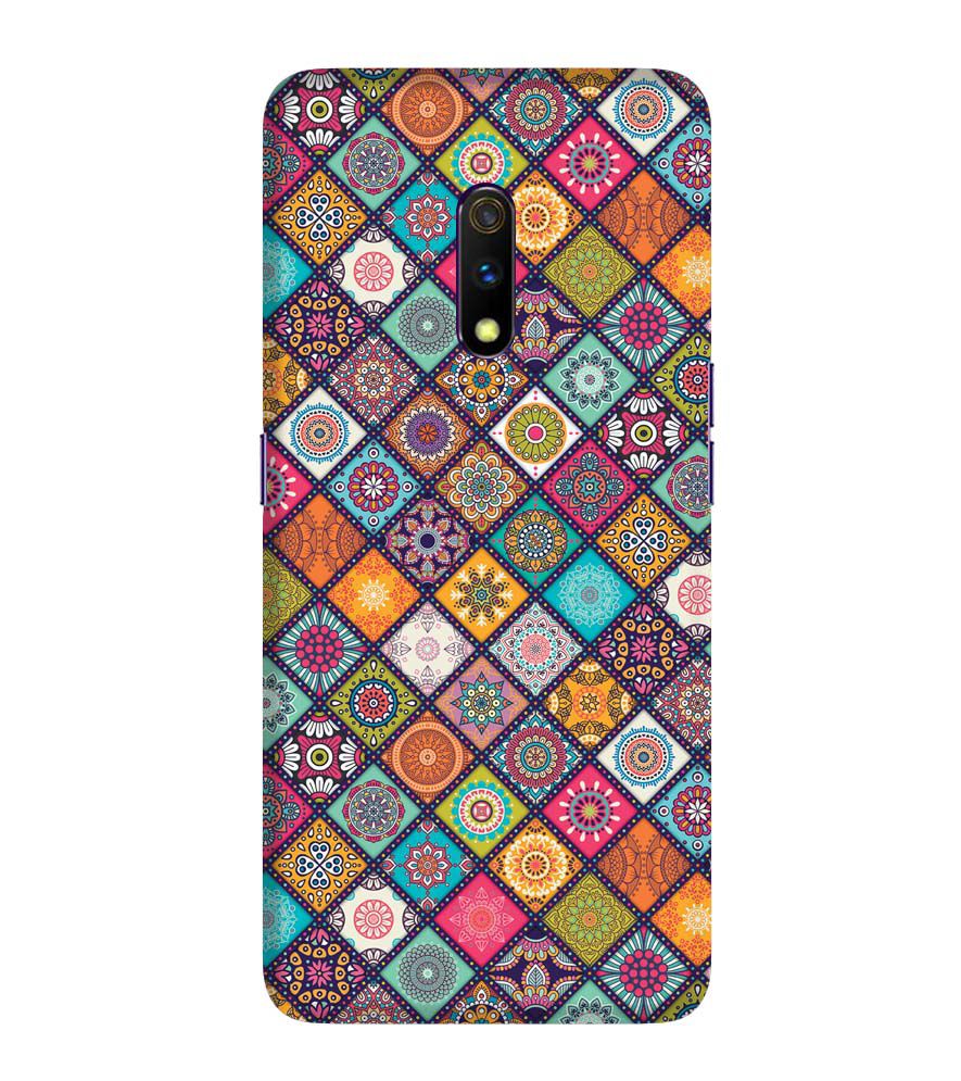P0197-Beautiful Mandala Pattern Back Cover for Realme X