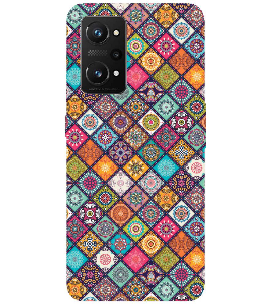 P0197-Beautiful Mandala Pattern Back Cover for Realme X7 Max 5G