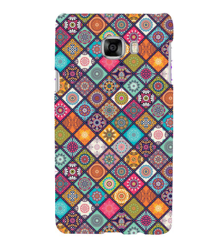P0197-Beautiful Mandala Pattern Back Cover for Samsung Galaxy C7 Pro
