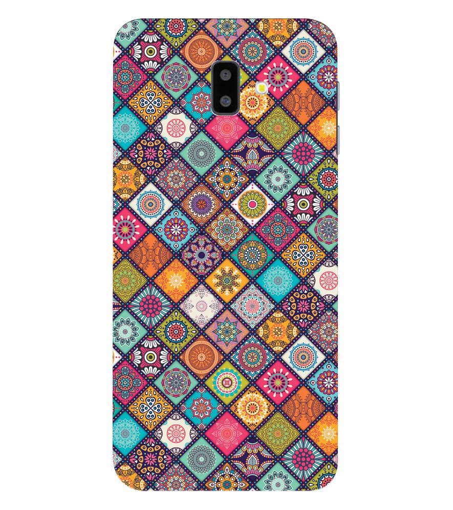 P0197-Beautiful Mandala Pattern Back Cover for Samsung Galaxy J6+