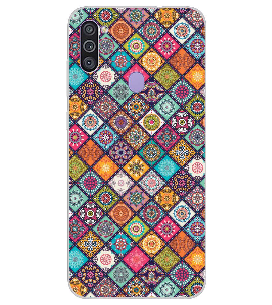 P0197-Beautiful Mandala Pattern Back Cover for Samsung Galaxy M11