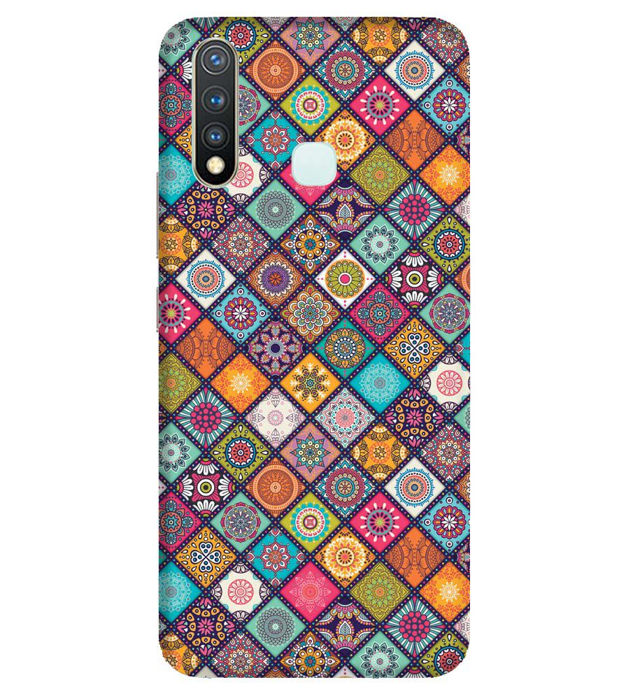 P0197-Beautiful Mandala Pattern Back Cover for Vivo U20