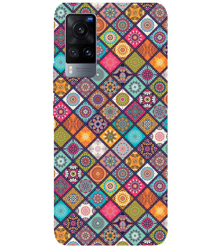 P0197-Beautiful Mandala Pattern Back Cover for vivo X60