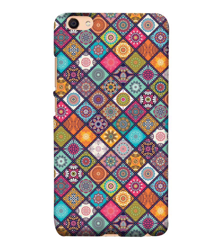 P0197-Beautiful Mandala Pattern Back Cover for vivo Y55s