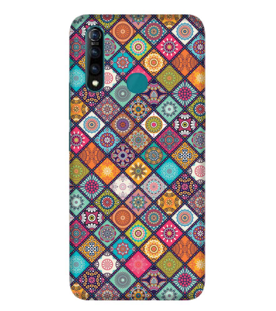 P0197-Beautiful Mandala Pattern Back Cover for Vivo Z1 Pro