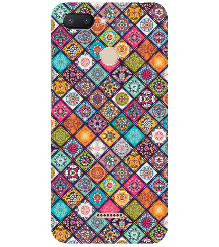 P0197-Beautiful Mandala Pattern Back Cover for Xiaomi Redmi 6