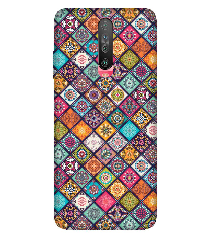 P0197-Beautiful Mandala Pattern Back Cover for Xiaomi Redmi K30