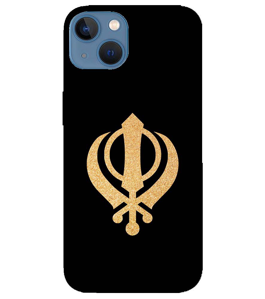 PS1300-Khanda Sahib Back Cover for Apple iPhone 13