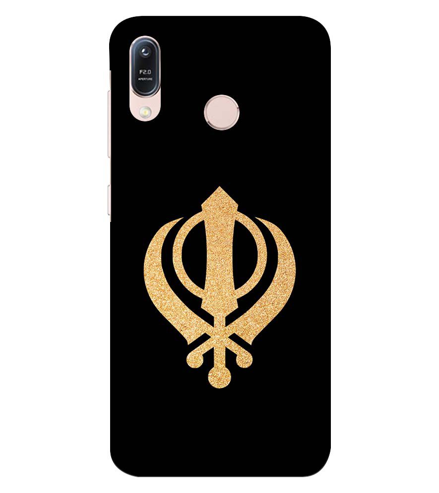 PS1300-Khanda Sahib Back Cover for Asus Zenfone Max (M1) ZB556KL