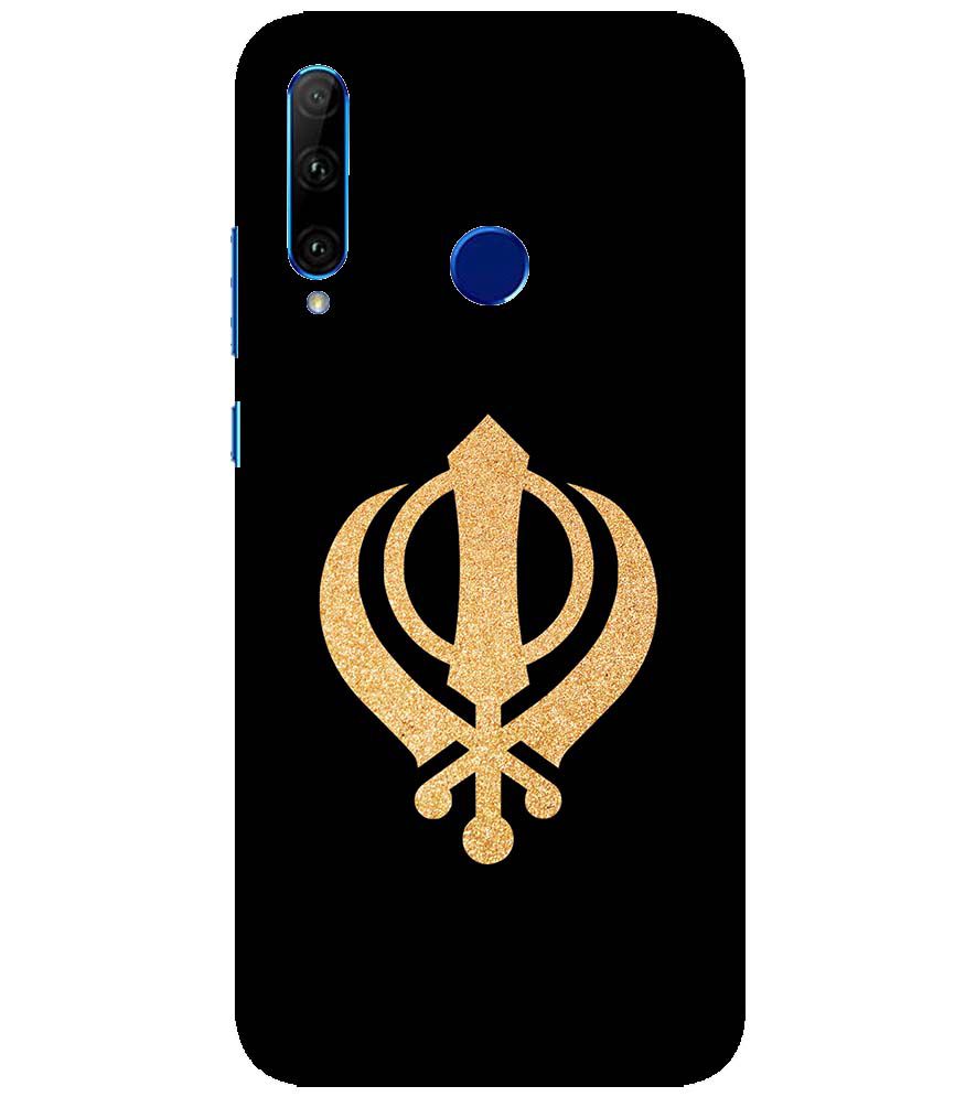 PS1300-Khanda Sahib Back Cover for Huawei Honor 10i