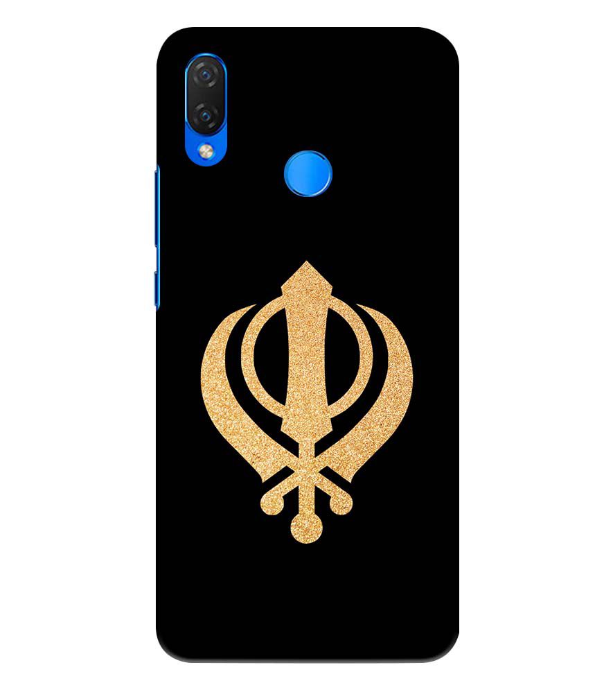 PS1300-Khanda Sahib Back Cover for Huawei Nova 3 and 3i
