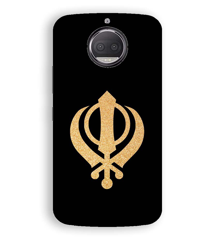 PS1300-Khanda Sahib Back Cover for Motorola Moto G5S Plus
