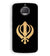 PS1300-Khanda Sahib Back Cover for Motorola Moto G5S Plus