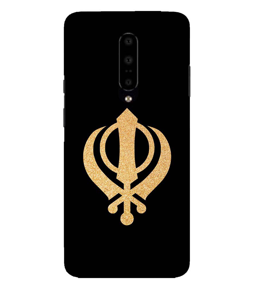 PS1300-Khanda Sahib Back Cover for OnePlus 7