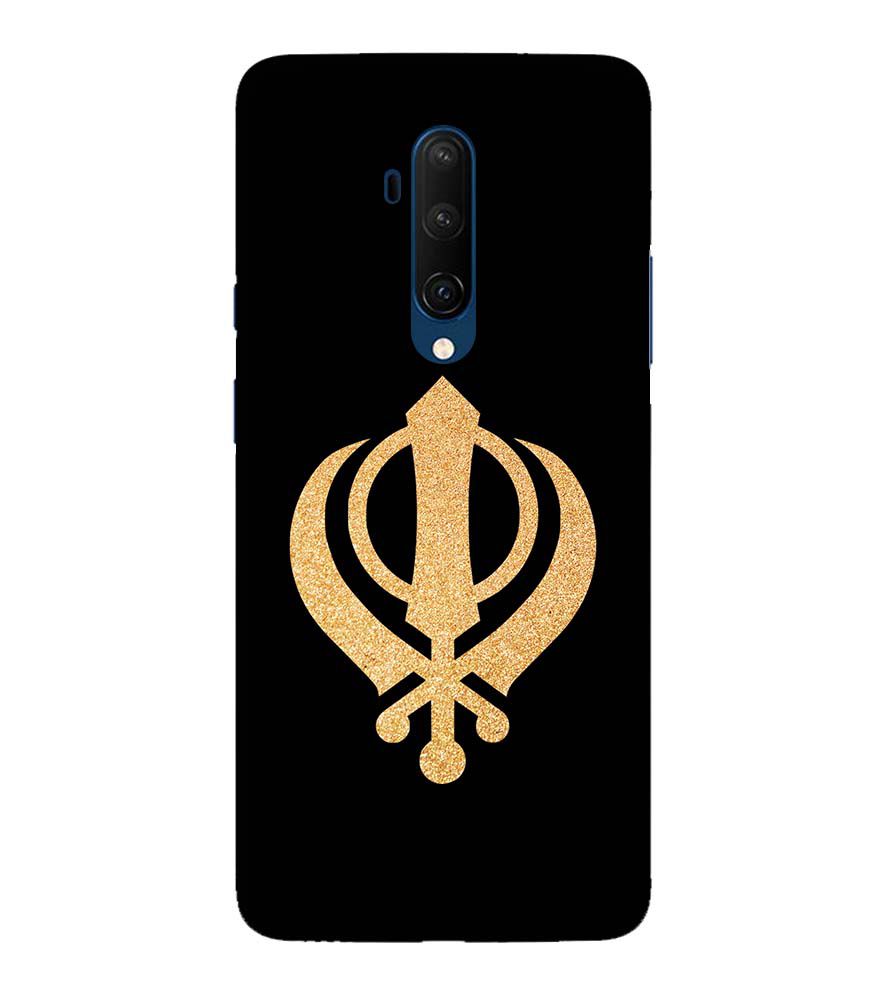 PS1300-Khanda Sahib Back Cover for OnePlus 7T Pro