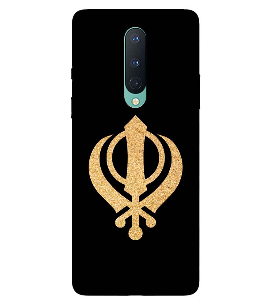 PS1300-Khanda Sahib Back Cover for OnePlus 8