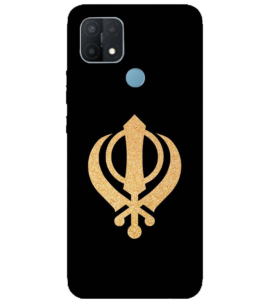 PS1300-Khanda Sahib Back Cover for Oppo A15 and Oppo A15s