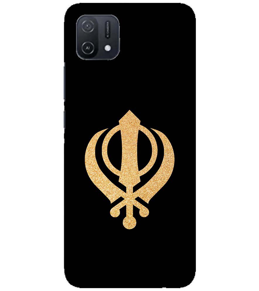 PS1300-Khanda Sahib Back Cover for Oppo A16K