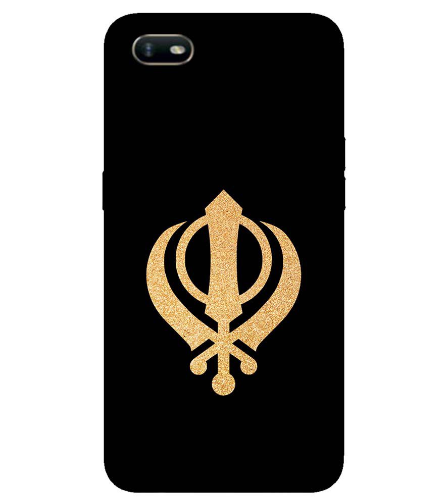 PS1300-Khanda Sahib Back Cover for Oppo A1k