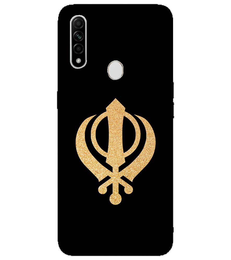 PS1300-Khanda Sahib Back Cover for Oppo A31