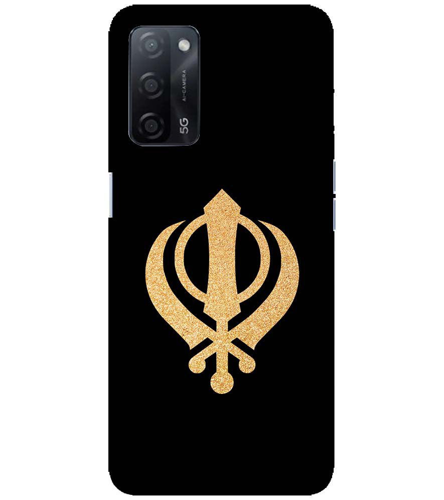 PS1300-Khanda Sahib Back Cover for Oppo A53s 5G