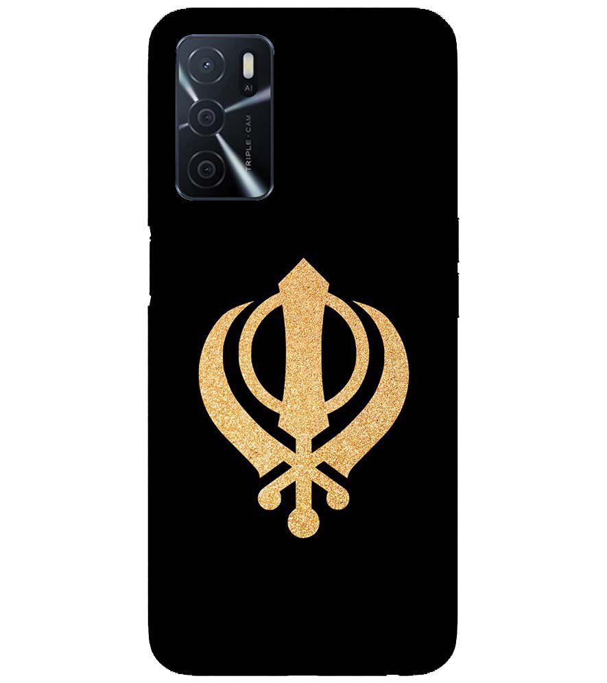PS1300-Khanda Sahib Back Cover for Oppo A54s