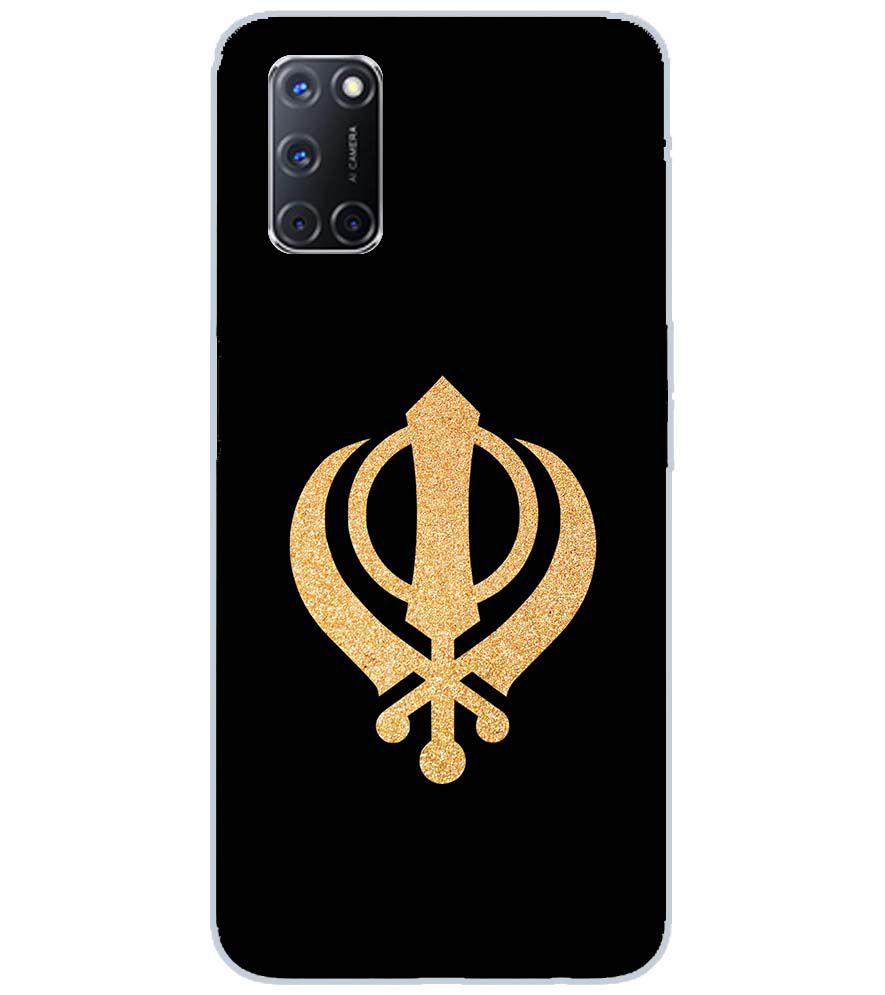 PS1300-Khanda Sahib Back Cover for Oppo A72
