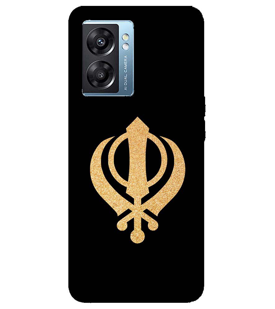 PS1300-Khanda Sahib Back Cover for Oppo K10 5G