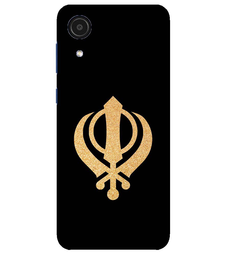 PS1300-Khanda Sahib Back Cover for Samsung Galaxy A03 Core