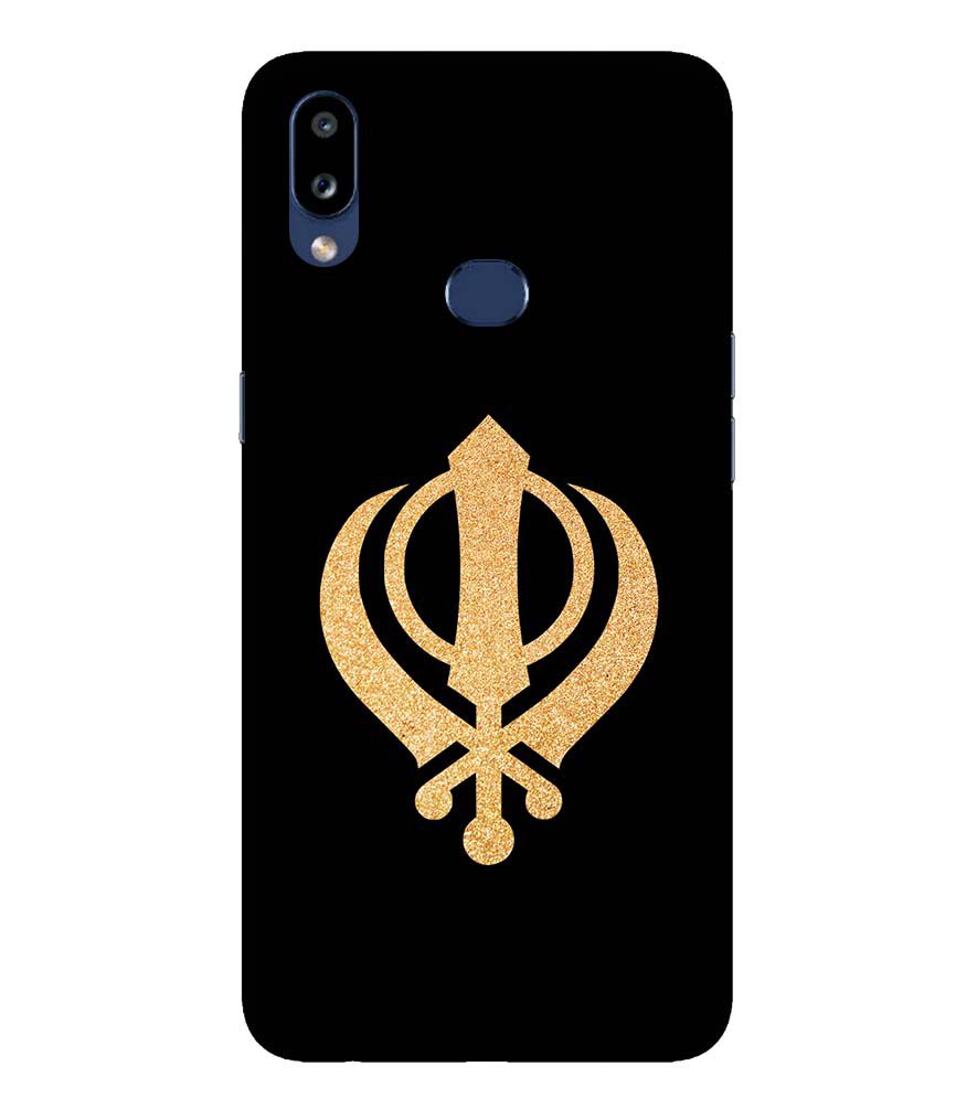 PS1300-Khanda Sahib Back Cover for Samsung Galaxy A10s