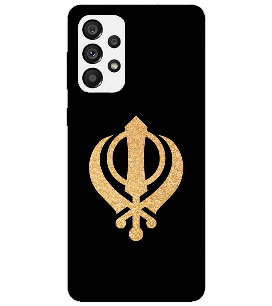 PS1300-Khanda Sahib Back Cover for Samsung Galaxy A73 5G