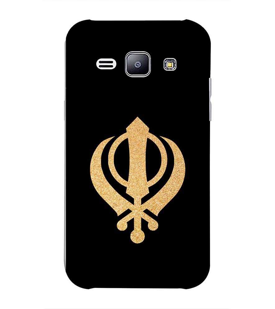 PS1300-Khanda Sahib Back Cover for Samsung Galaxy J2 (2015)