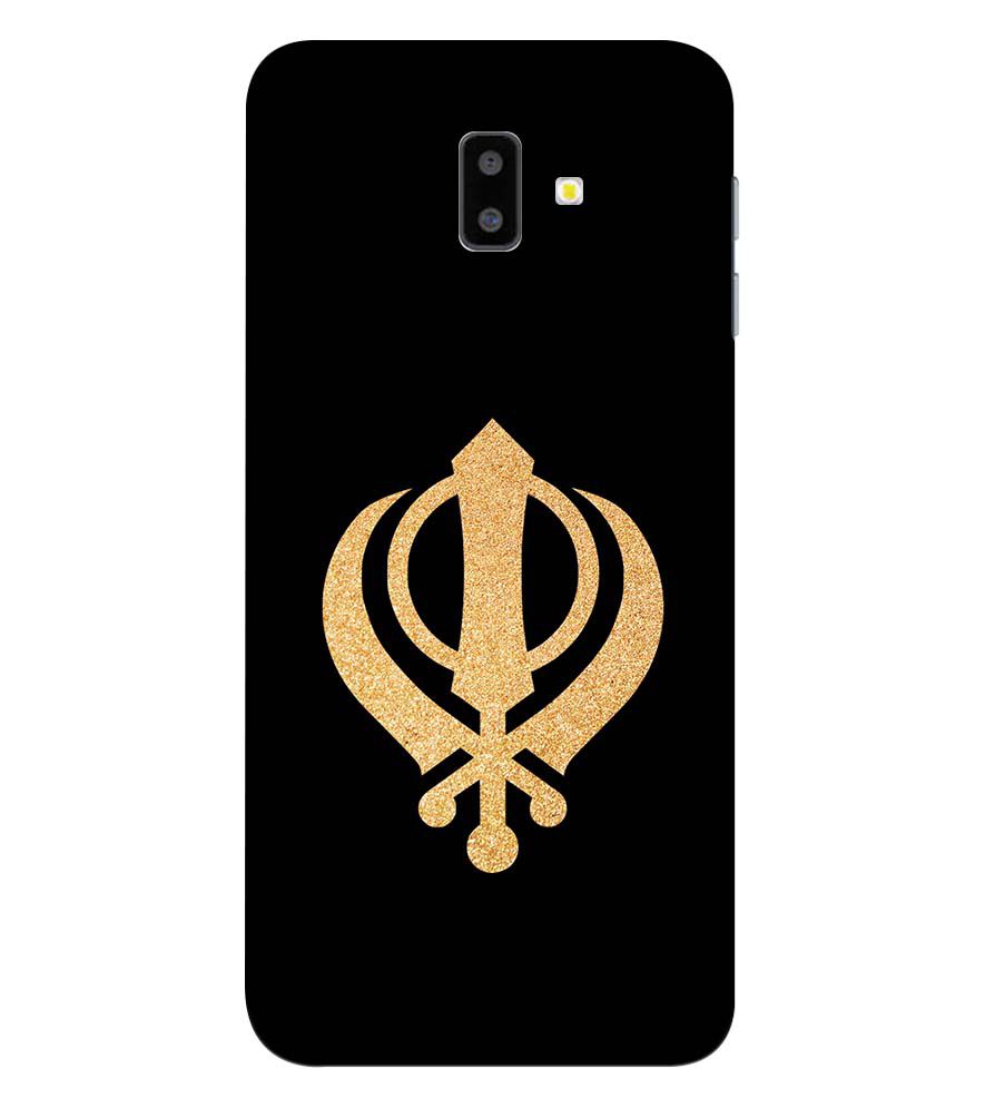 PS1300-Khanda Sahib Back Cover for Samsung Galaxy J6+
