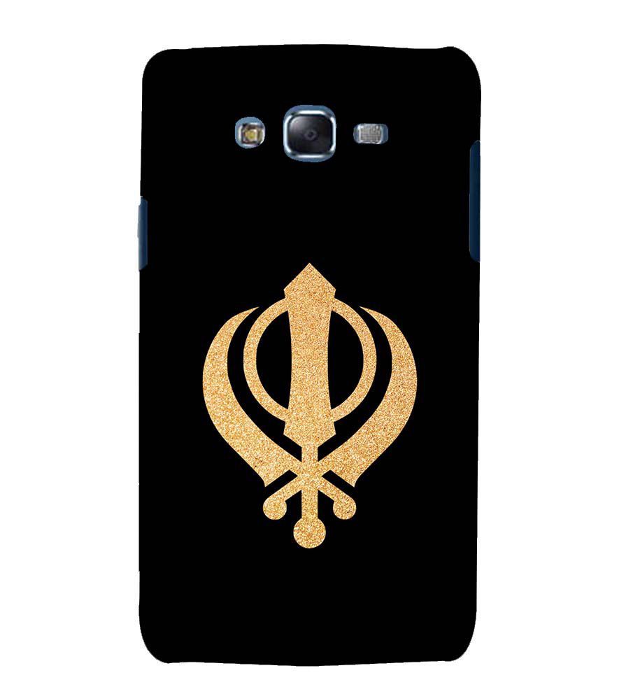 PS1300-Khanda Sahib Back Cover for Samsung Galaxy J7 (2015)