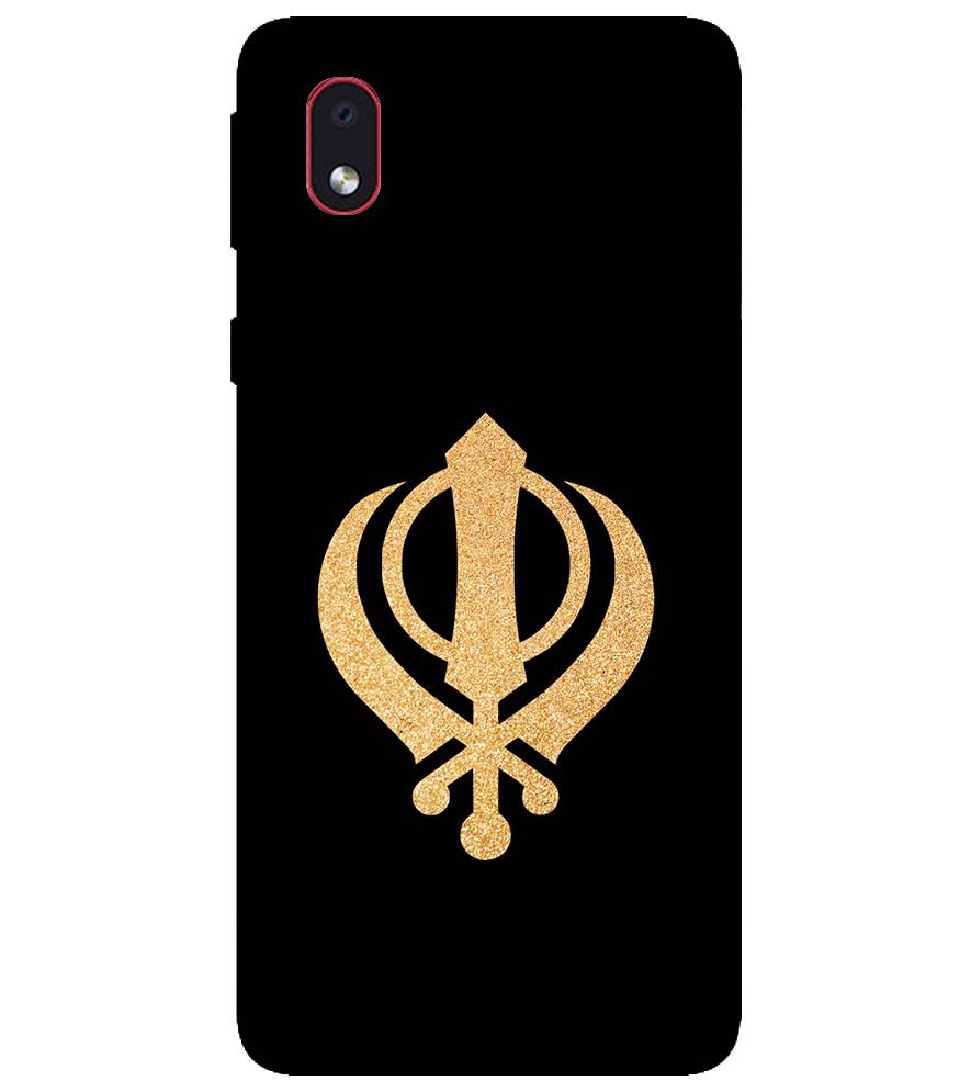 PS1300-Khanda Sahib Back Cover for Samsung Galaxy M01 Core