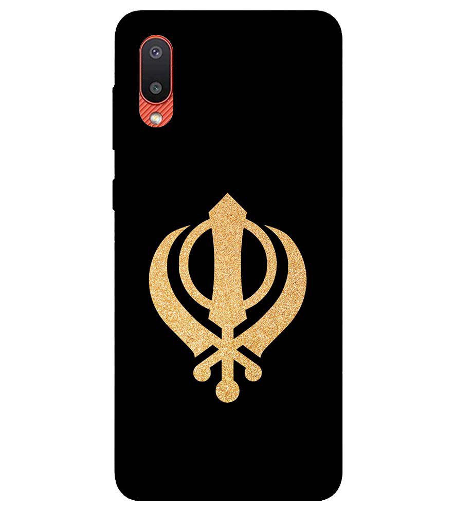 PS1300-Khanda Sahib Back Cover for Samsung Galaxy M02