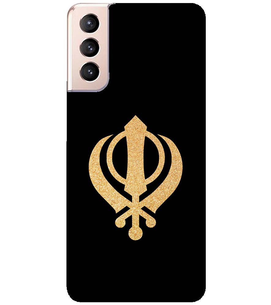 PS1300-Khanda Sahib Back Cover for Samsung Galaxy S21+ 5G