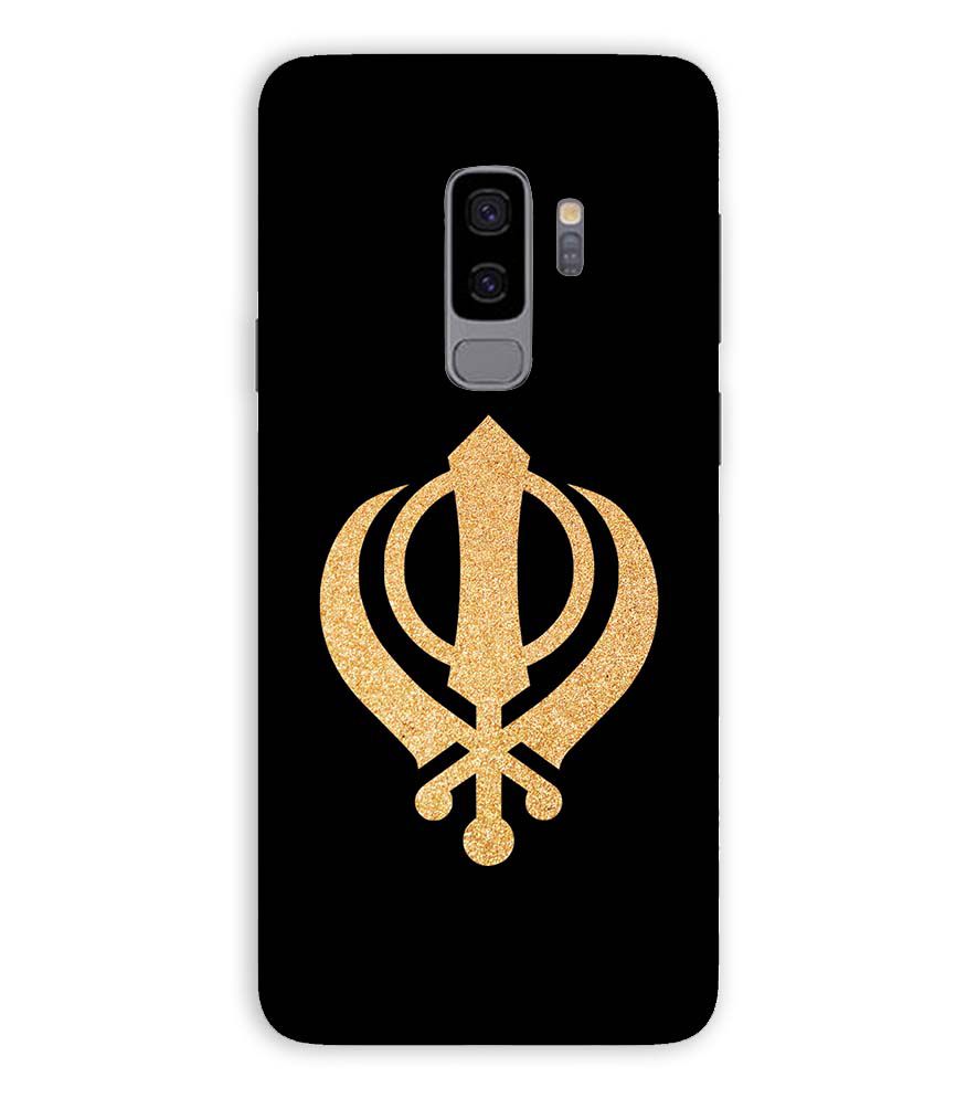 PS1300-Khanda Sahib Back Cover for Samsung Galaxy S9+ (Plus)