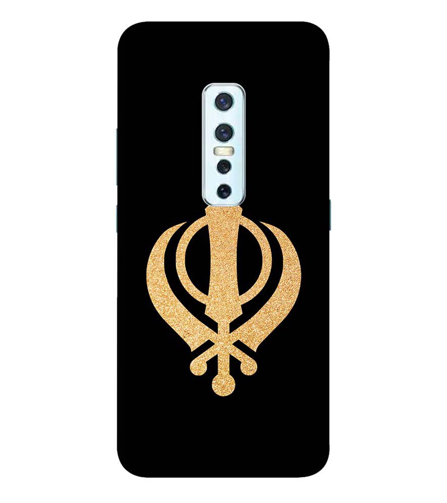PS1300-Khanda Sahib Back Cover for Vivo V17 Pro