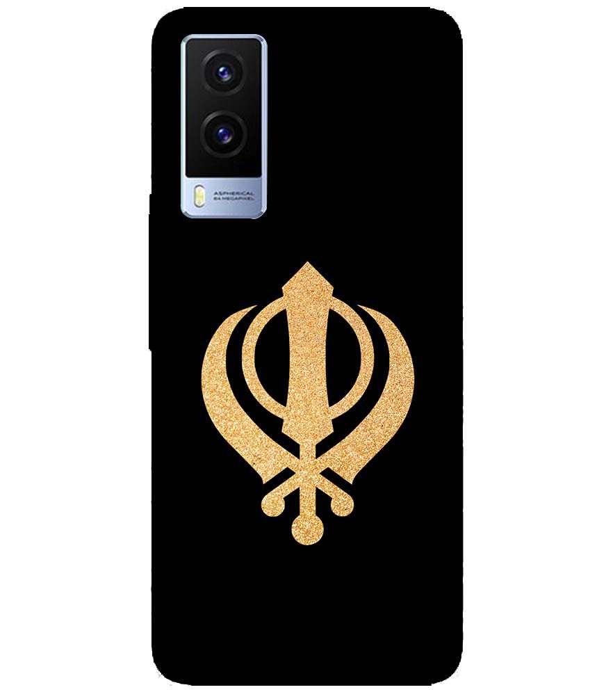 PS1300-Khanda Sahib Back Cover for Vivo V21e 5G