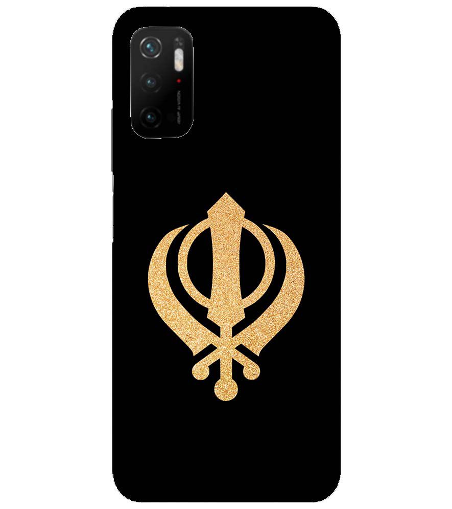 PS1300-Khanda Sahib Back Cover for Xiaomi Poco M3 Pro 5G