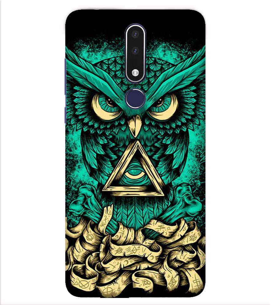 PS1301-Illuminati Owl Back Cover for Nokia 7.1