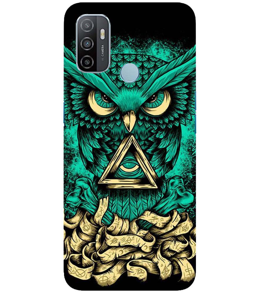 PS1301-Illuminati Owl Back Cover for Oppo A33