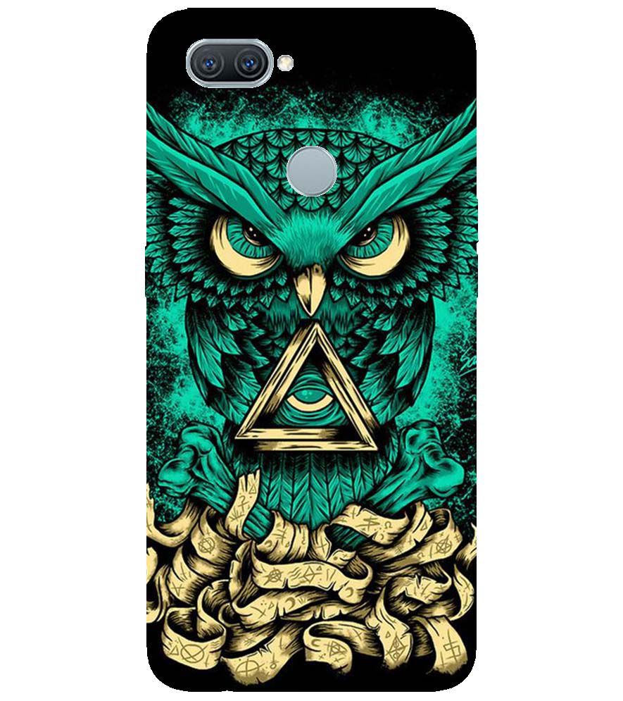 PS1301-Illuminati Owl Back Cover for Oppo A7
