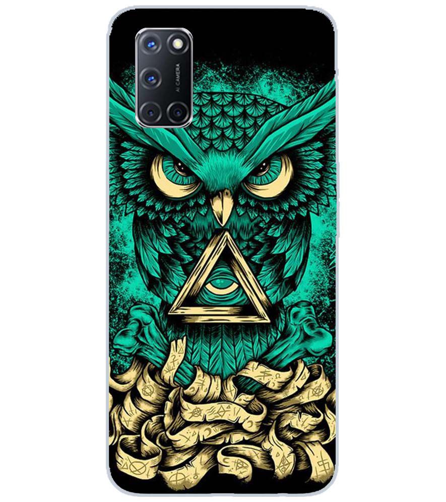PS1301-Illuminati Owl Back Cover for Oppo A72